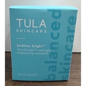 TULA Bedtime Bright Vita‑Charge Overnight Brightening Treatment 1.7 oz  NEW